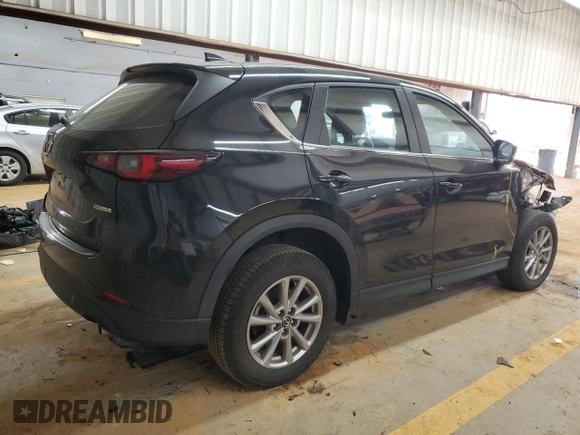 2023 Mazda CX-5 2.5 S with VIN JM3KFBAMXP0209820, listed as a Copart auction lot 43739645 with 9,653 mi miles and Salvage Title. Bid and sale history available at carsss.com. Image 3.