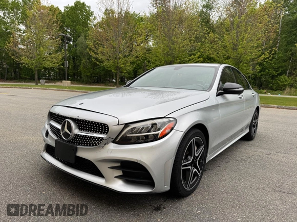 2019 Mercedes-Benz C 300 z VIN 55SWF8EB5KU289008, wystawiony jako Copart lot #58095705 z przebiegiem 42 598 mil mil oraz Czysty tytuł • Clean title. Historia ofert i sprzedaży dostępna na DreamBid. Obrazek 2.
