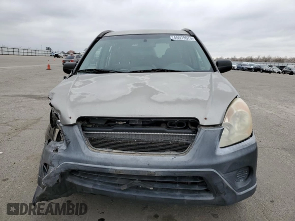 2005 Honda CR-V LX with VIN JHLRD78565C048468, listed as a Copart auction lot 45979075 with 149,347 mi miles and Salvage Title. Bid and sale history available at carsss.com. Image 5.