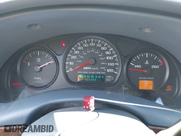 2001 Chevrolet Impala с VIN 2G1WF55E819277098, выставлен на аукционе IAAI как лот 42739300 с пробегом 106 488 миль миль и . История ставок и продаж доступна на DreamBid. Изображение 7.