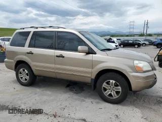 2005 Honda Pilot EX-L z VIN 2HKYF185X5H531689, wystawiony jako Copart lot #58273755 z przebiegiem 212 924 mil mil oraz Nie do naprawy • Non repairable. Historia ofert i sprzedaży dostępna na DreamBid. Obrazek 4.