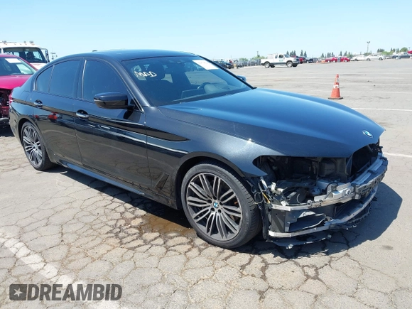 2017 BMW 5 Series 540i with VIN WBAJE5C31HG477822, listed as a IAAI auction lot 42174024 with 88,846 mi miles and . Bid and sale history available at carsss.com. Image 1.