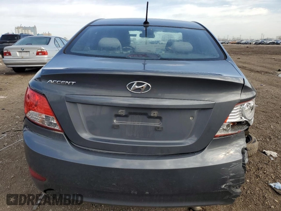 2012 Hyundai Accent GLS z VIN KMHCU4AE4CU185892, wystawiony jako Copart lot #52803675 z przebiegiem 168 792 mil mil oraz Szkoda całkowita • Salvage title. Historia ofert i sprzedaży dostępna na DreamBid. Obrazek 6.