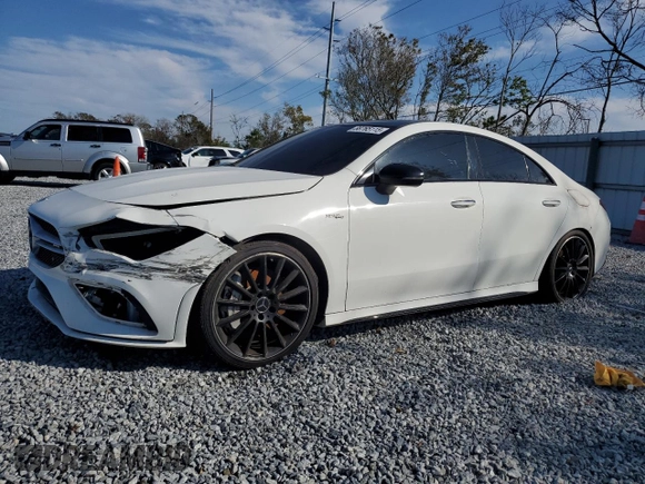 2022 Mercedes-Benz CLA 35 AMG with VIN W1K5J5BB4NN305791, listed as a Copart auction lot 88765115 with 38,844 mi miles and Salvage Title. Bid and sale history available at DreamBid. Image 1.