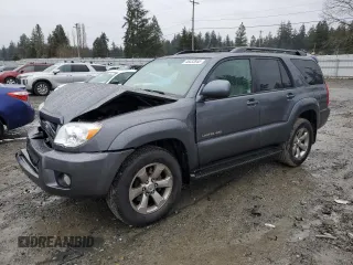 2006 Toyota 4Runner Limited with VIN JTEBU17R868067944, listed as a Copart auction lot 46433845 with 138,628 mi miles and Clean Title. Bid and sale history available at carsss.com. Image 1.