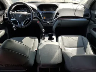2015 Acura MDX Tech Pkg with VIN 5FRYD3H45FB005204, listed as a Copart auction lot 49909375 with 107,281 mi miles and Salvage Title. Bid and sale history available at carsss.com. Image 8.