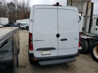 2021 Mercedes-Benz Sprinter Cargo with VIN W1Y70BGY4MT063964, listed as a Copart auction lot 46376145 with Not Provided miles and Salvage Title. Bid and sale history available at carsss.com. Image 6.