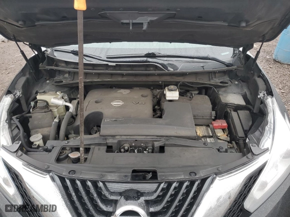 2015 Nissan Murano SL with VIN 5N1AZ2MH1FN208580, listed as a Copart auction lot 51736635 with 74,962 mi miles and Salvage Title. Bid and sale history available at carsss.com. Image 13.