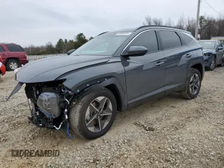2025 Hyundai Tucson SEL with VIN 5NMJB3DE2SH475822, listed as a Copart auction lot 46065935 with 2,123 mi miles and Salvage Title. Bid and sale history available at carsss.com. Image 1.