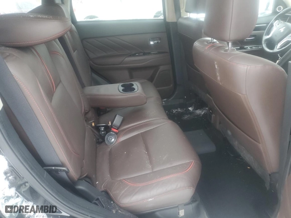 2018 Mitsubishi Outlander PHEV SEL with VIN JA4J24A56JZ614736, listed as a Copart auction lot 43325795 with 114,442 mi miles and Salvage Title. Bid and sale history available at carsss.com. Image 10.
