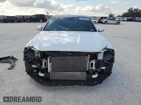2023 Genesis G70 2.0T with VIN KMTG34TA4PU104576, listed as a Copart auction lot 85082044 with 28,821 mi miles and Salvage Title. Bid and sale history available at DreamBid. Image 5.