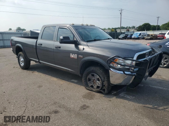 2017 Ram 2500 Tradesman with VIN 3C6UR5HJ7HG740256, listed as a Copart auction lot 59470195 with 153,882 mi miles and Salvage title. Bid and sale history available at DreamBid. Image 4.