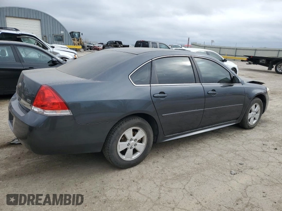 2011 Chevrolet Impala LS Fleet with VIN 2G1WF5EKXB1242021, listed as a Copart auction lot 50048785 with 125,768 mi miles and Salvage Title. Bid and sale history available at DreamBid. Image 3.