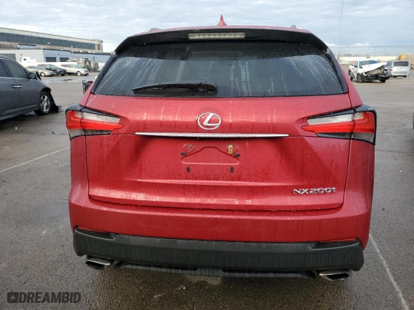2016 Lexus NX 200t with VIN JTJBARBZ4G2090318, listed as a Copart auction lot 46535695 with 123,044 mi miles and Salvage Title. Bid and sale history available at carsss.com. Image 6.