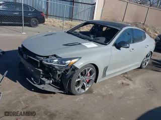 2018 Kia Stinger GT2 with VIN KNAE55LC6J6034322, listed as a IAAI auction lot 41406843 with 120,716 mi miles. Bid and sale history available at carsss.com. Image 23.