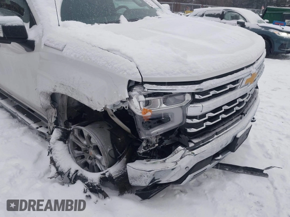 2024 Chevrolet Silverado 1500 LTZ with VIN 1GCUDGED0RZ401759, listed as a IAAI auction lot 41177004 with 2,514 mi miles and . Bid and sale history available at DreamBid. Image 6.