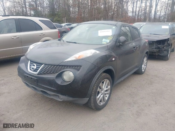 2012 Nissan Juke SV with VIN JN8AF5MV2CT108584, listed as a IAAI auction lot 41695561 with 145,929 mi miles. Bid and sale history available at carsss.com. Image 2.