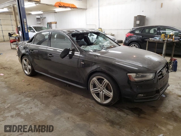 2013 Audi A4 Prestige with VIN WAUMFAFL6DN018144, listed as a Copart auction lot 73600164 with 68,385 mi miles and Salvage Title. Bid and sale history available at carsss.com. Image 4.