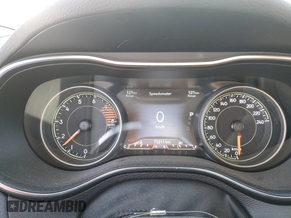 2019 Jeep Cherokee Trailhawk Elite with VIN 1C4PJMBX8KD433221, listed as a Copart auction lot 48699175 with 75,211 mi miles and Clean Title. Bid and sale history available at carsss.com. Image 9.