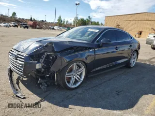 2018 Audi A5 Sportback Premium Plus with VIN WAUENCF56JA072969, listed as a Copart auction lot 39968134 with 61,683 mi miles. Bid and sale history available at carsss.com. Image 1.