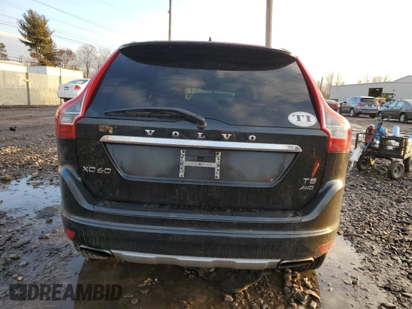 2016 Volvo XC60 T5 Premier with VIN YV4612RK8G2837274, listed as a Copart auction lot 43344145 with 96,780 mi miles and Salvage Title. Bid and sale history available at carsss.com. Image 6.