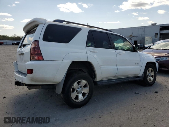 2005 Toyota 4Runner SR5 with VIN JTEBT14R950057489, listed as a Copart auction lot 52220245 with 287,061 mi miles and Salvage Title. Bid and sale history available at DreamBid. Image 3.