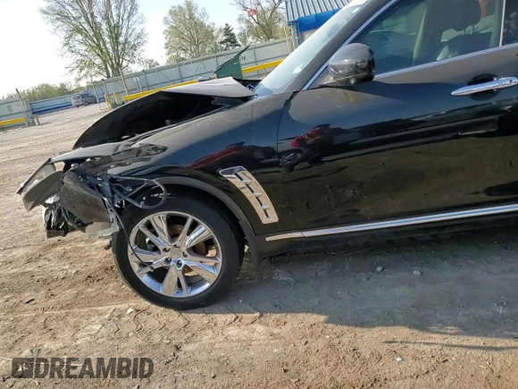 2012 Infiniti FX with VIN JN8AS1MU6CM122168, listed as a Copart auction lot 51761085 with 143,449 mi miles and Salvage title. Bid and sale history available at DreamBid. Image 12.