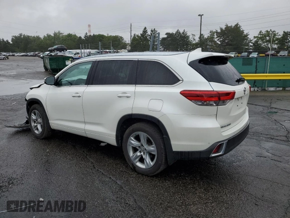 2019 Toyota Highlander Limited with VIN 5TDDZRFH8KS937154, listed as a Copart auction lot 59548845 with 51,590 mi miles and Salvage title. Bid and sale history available at DreamBid. Image 2.