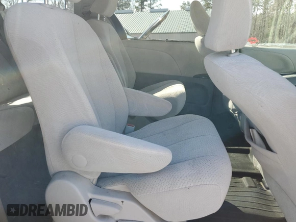 2012 Toyota Sienna LE with VIN 5TDJK3DC6CS045983, listed as a Copart auction lot 48416575 with 266,624 mi miles and Clean Title. Bid and sale history available at carsss.com. Image 11.