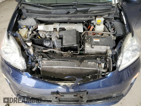 2013 Toyota Prius One with VIN JTDKN3DUXD1732791, listed as a Copart auction lot 51129815 with 150,105 mi miles and Salvage Title. Bid and sale history available at carsss.com. Image 11.