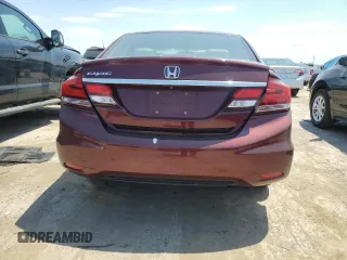 2014 Honda Civic Sedan EX with VIN 19XFB2F87EE027143, listed as a Copart auction lot 57973734 with 135,664 mi miles and Salvage Title. Bid and sale history available at carsss.com. Image 6.