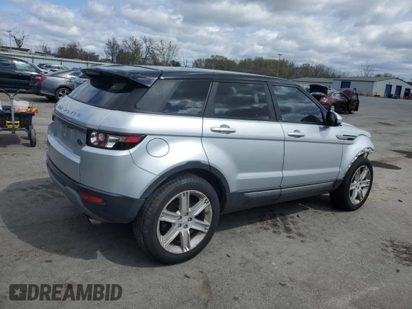 2015 Land Rover Range Rover Evoque Pure Plus with VIN SALVP2BGXFH050706, listed as a Copart auction lot 53273225 with 78,979 mi miles and Salvage Title. Bid and sale history available at carsss.com. Image 3.