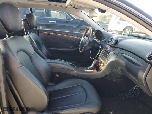 2006 Mercedes-Benz CLK-Class 3.5L with VIN WDBTJ56H26F178744, listed as a Copart auction lot 46032055 with 179,781 mi miles and Salvage Title. Bid and sale history available at carsss.com. Image 10.