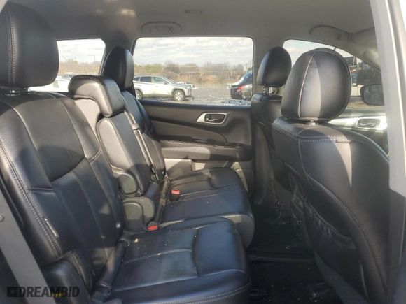 2019 Nissan Pathfinder SV with VIN 5N1DR2MN0KC605366, listed as a Copart auction lot 87585295 with 106,167 mi miles and Salvage Title. Bid and sale history available at carsss.com. Image 11.