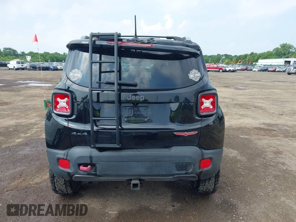 2015 Jeep Renegade Trailhawk z VIN ZACCJBCT9FPB36609, wystawiony jako IAAI lot #42593933 z przebiegiem 106 074 mil mil oraz . Historia ofert i sprzedaży dostępna na DreamBid. Obrazek 16.