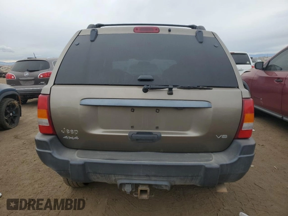 2004 Jeep Grand Cherokee Laredo with VIN 1J4GW48N94C408435, listed as a Copart auction lot 83909444 with Not provided miles and Clean title. Bid and sale history available at DreamBid. Image 6.