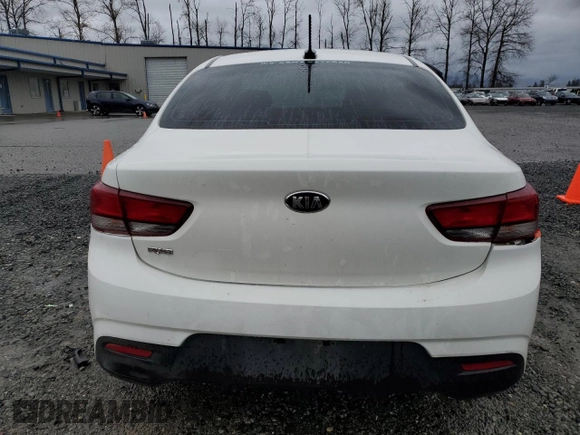 2018 Kia Rio LX with VIN 3KPA24AB9JE069400, listed as a Copart auction lot 50693945 with 91,679 mi miles and Salvage Title. Bid and sale history available at carsss.com. Image 6.