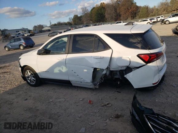 2023 Chevrolet Equinox LS z VIN 3GNAXSEG1PL117740, wystawiony jako Copart lot #79932014 z przebiegiem 111 750 mil mil oraz Szkoda całkowita • Salvage title. Historia ofert i sprzedaży dostępna na DreamBid. Obrazek 2.