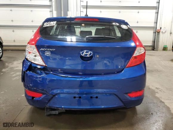 2017 Hyundai Accent SE with VIN KMHCT5AE1HU306992, listed as a Copart auction lot 48497745 with 97,130 mi miles and Clean Title. Bid and sale history available at carsss.com. Image 6.