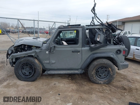 2018 Jeep Wrangler Sport S with VIN 1C4GJXAGXJW197483, listed as a IAAI auction lot 41825305 with 64,173 mi miles and . Bid and sale history available at DreamBid. Image 15.