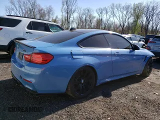 2017 BMW M4 with VIN WBS3R9C54HK709747, listed as a Copart auction lot 51333074 with 77,961 mi miles and Salvage Title. Bid and sale history available at carsss.com. Image 3.