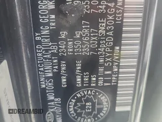 2019 Kia Sorento LX with VIN 5XYPGDA30KG470276, listed as a Copart auction lot 67822034 with 108,191 mi miles and Salvage Title. Bid and sale history available at DreamBid. Image 13.