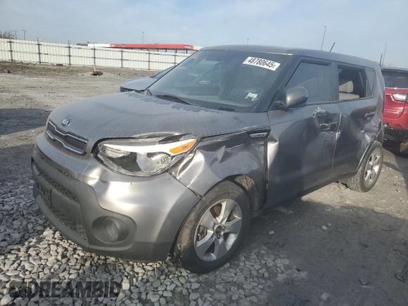 2017 Kia Soul with VIN KNDJN2A26H7411553, listed as a Copart auction lot 48780645 with 57,840 mi miles and Salvage Title. Bid and sale history available at carsss.com. Image 1.