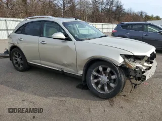 2006 Infiniti FX with VIN JNRAS08W76X204088, listed as a Copart auction lot 48910415 with 171,297 mi miles and Salvage Title. Bid and sale history available at DreamBid. Image 4.