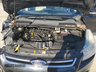 2014 Ford Escape Titanium with VIN 1FMCU0JX4EUA42499, listed as a Copart auction lot 87951075 with 108,358 mi miles and Salvage Title. Bid and sale history available at carsss.com. Image 12.