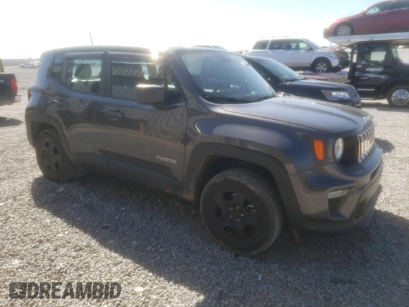 2020 Jeep Renegade Jeepster with VIN ZACNJBAB2LPL47422, listed as a Copart auction lot 53152315 with 24,682 mi miles and Salvage title. Bid and sale history available at DreamBid. Image 4.