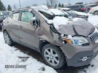 2013 Buick Encore Leather with VIN KL4CJCSB3DB149582, listed as a IAAI auction lot 41568056 with Not Provided miles and . Bid and sale history available at carsss.com. Image 1.