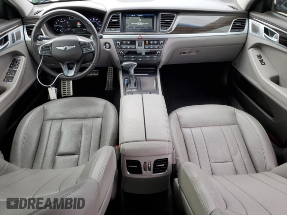 2020 Genesis G80 3.8L with VIN KMTFN4JEXLU328893, listed as a Copart auction lot 88111025 with 46,039 mi miles and Salvage Title. Bid and sale history available at DreamBid. Image 8.