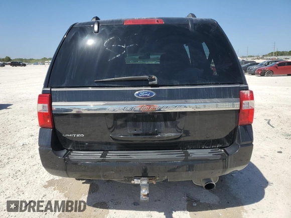 2015 Ford Expedition Limited z VIN 1FMJU1KT4FEF10655, wystawiony jako Copart lot #49400295 z przebiegiem 143 998 mil mil oraz Szkoda całkowita • Salvage title. Historia ofert i sprzedaży dostępna na DreamBid. Obrazek 6.