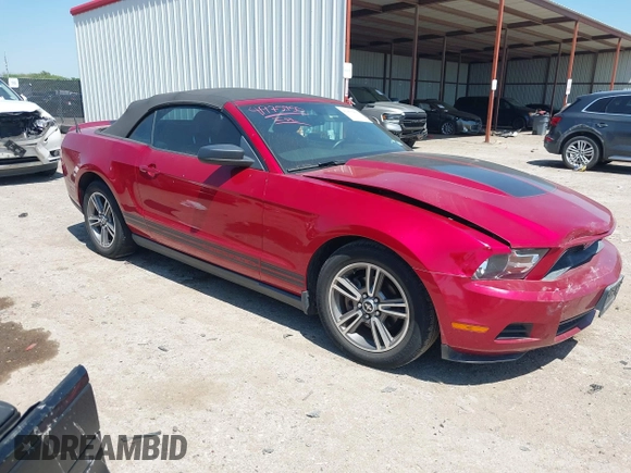2010 Ford Mustang V6 with VIN 1ZVBP8EN0A5127887, listed as a IAAI auction lot 41975950 with 95,081 mi miles and . Bid and sale history available at DreamBid. Image 1.